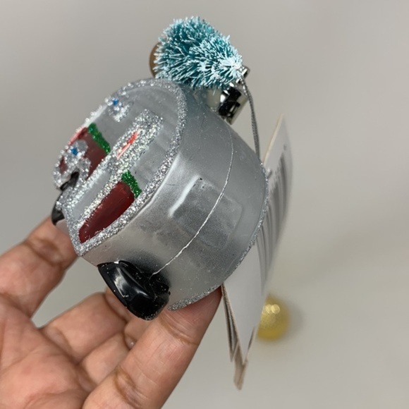 RV camper trailer w tree Christmas tree ornament holiday decoration retro new - Picture 6 of 14